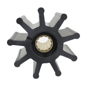 Roues à aubes de pompe à eau de mer Jabsco 17240-0001 et 18789-0001 en laiton flexible et caoutchouc pour pièces de pompe à eau - Product Image 1