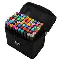 Marqueurs permanents à l'alcool pour artistes, double pointe 6 mm, stylos en plastique pour adultes et enfants, coloriage et dessin