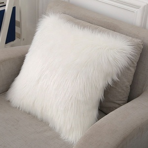 Luxury Faux Fur Plush Pillow <strong>Cover</strong> Throw Pillows for Living Room Sofa Custom 45x45 50x50 cm <strong>Rectangular</strong> <strong>Cushions</strong> <strong>Covers</strong> - Product Image 4