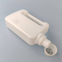 Conteneur d'emballage de liquide de lavage en plastique HDPE blanc vide 500ml 450ml bouteille de cruche de détergent à lessive à prix compétitif