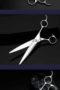 Hair <b>Scissors</b> 5.0,5.5 Size Bearing Ball Screw Customized Professional Barber Dressing Hair <b>Scissors</b> Shears - Product Image 2