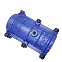 Raccord de réparation de tuyaux à couverture complète DN80 DN100 DN150, en fonte ductile, arrêt rapide des fuites