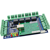 Carte de contrôle d'accès RF TCP/IP RJ45 Wiegand ABS pour système 4 portes, distance de lecture 3-5 cm, prend en charge la proximité/cartes intelligentes, SDK gratuit