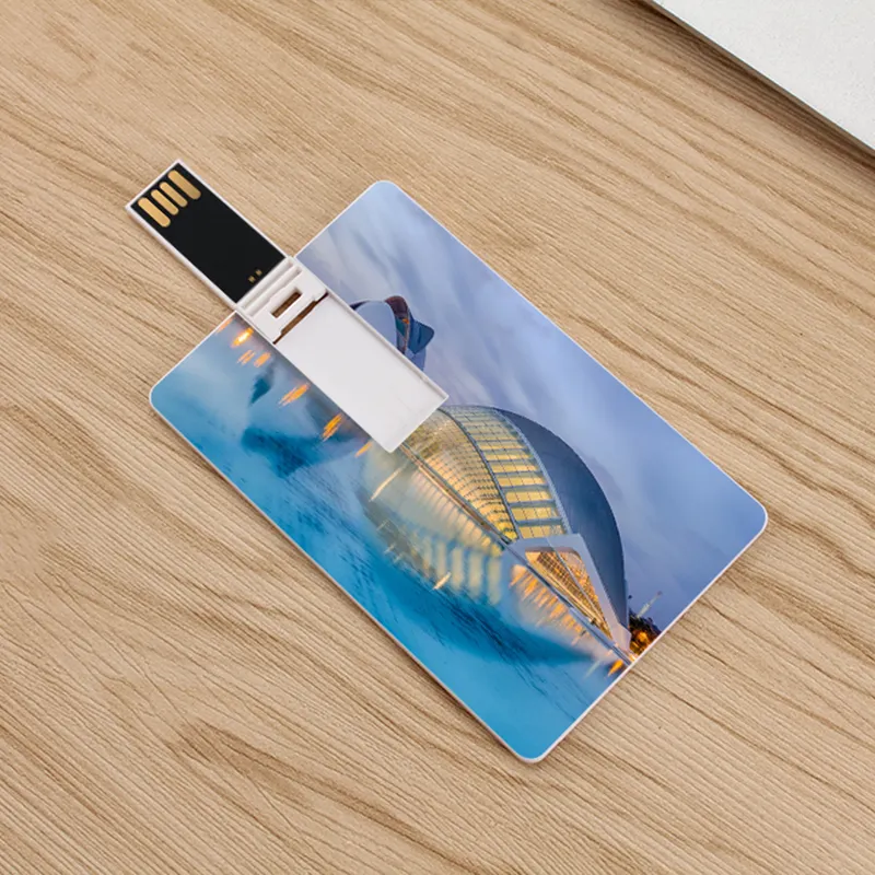 Custom Printing Bank Credit Card Flash Drive 8Gb 16Gb 32Gb Pen Drive Usb Stick