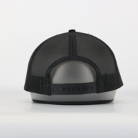 Casquette de golf pour homme, style décontracté, pour l'extérieur, blanche et noire, type trucker, ajustable, 5 panneaux, style Dobby, imprimé nœuds dessinés à la main
