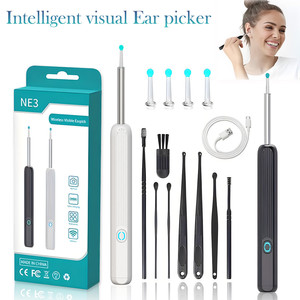 Ne3 Có Thể Sạc Lại LED Ánh Sáng Điện Loại Bỏ Sáp Tai HD Thông Minh Không Dây Hình Ảnh Tai Pick Spoon Cleaner Kit Với Máy Ảnh - Product Image 6