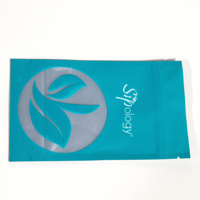 Sac Ziplock givré imprimé sur mesure à prix compétitif avec fenêtre transparente, étanchéité anti-humidité, en PE, épaisseur personnalisée pour plantes