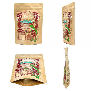 Bolsa de Papel Kraft Marrón con Logotipo Personalizado para Té y Café, Bolsa de Empaque para Granos de Café con Cierre - Product Image 5