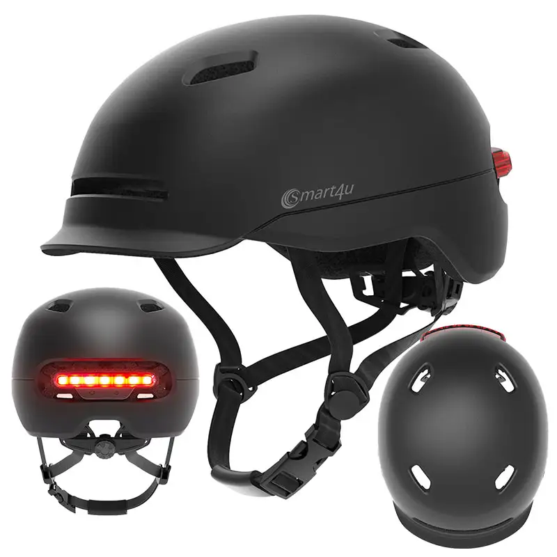 Hot Sales Smart4u Helmet Led Cycling Bike Urban Helmet Portable Casco Bike Men Women Bicycle Smart Led Light Up Helmet