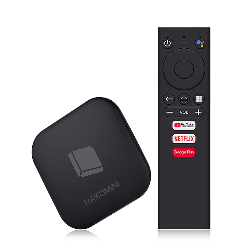 High performance Hako Mini android tv box 4K HD miracast con google tv 100% google certified