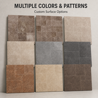 Tuile en argile flexible moderne MCM, couleur rouge brique, 600x1200mm, ignifuge, imperméable, écologique, revêtement de façade extérieure pour la maison