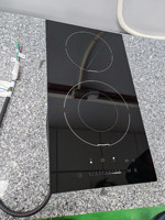 Kompor Listrik Keramik 3000W Built-in, Dual Ring Radiant Hob, Kontrol Sentuh Sensor, Permukaan Kaca, 9 Tingkat Daya, Untuk Rumah Tangga