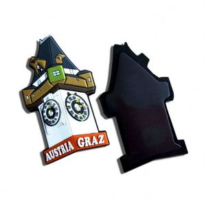 Customised Alphabet Magnets 2D Embossed Soft Rubber Silicon Magnetic <b>Fridge</b> - Product Image 6