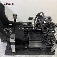 Vente en gros Simulateur de course Siège de cockpit Volant et pédale de jeu Simulateur de conduite dynamique G-Force Châssis de mouvement 4dof