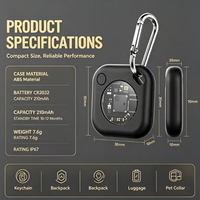 Traceur intelligent Bluetooth universel à double système, compatible avec la fonction Localiser de l'application Find My pour iOS et le Hub de localisation Google pour Android