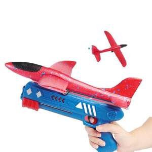 Hot Selling 3 Flugzeuge 1 Pistolen katapult fliegendes segel flugzeug Auswurf schaum flugzeug Flugzeug Launcher Toy - Product Image 2
