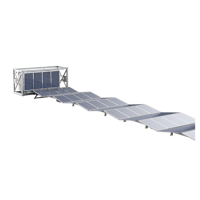 Mobile Modular Microgrid Power Supply in Standard Container