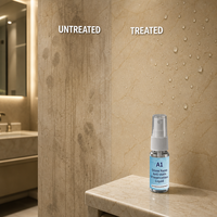 Essence liquide nano-microcristalline invisible de qualité industrielle, formule modifiée, anti-taches pour pierre, transparente comme l'eau