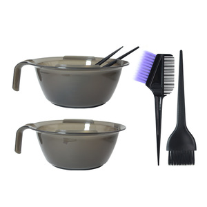 Kit Profesional de Tinte para el Cabello con Logotipo Personalizado, Tazón para Tinte de Cabello Gris <span class=keywords><strong>y</strong></span> Juego de Brochas Negras con Cerdas Púrpuras para la Coloración del Cabello - Product Image 5