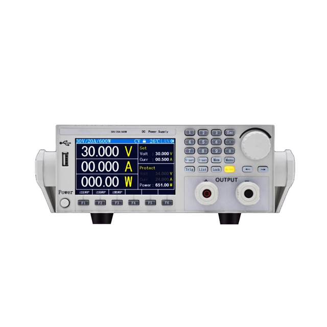 600W High Voltage DC Power Supply - Programmable CV CC CP Mode, Adjustable for Lab/Electroplating/Heating Systems