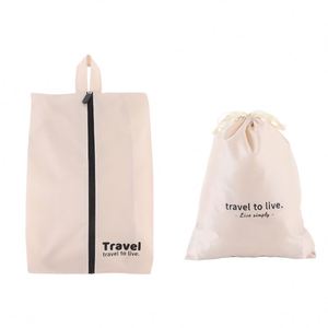 Ensemble de 2 cubes de rangement pliables multifonctionnels classiques pour vêtements de voyage, organisateurs de bagages - Product Image 4