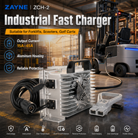 Pengisi Daya Baterai Cepat 67.2V 30A untuk Baterai Lithium Ion Mobil Golf Listrik, Forklift, dan Mesin Pencuci Lantai