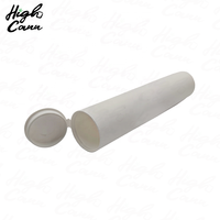 Nouvelle Arrivée Boîte de Présentation en Plastique PP avec Couvercle Pop Top pour Tubes King Size 109mm, Étiquette Personnalisée
