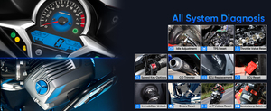 เครื่องอ่านโค้ด OBD2 AD700แบบแอนเซล ABS SRS เครื่องมือวินิจฉัยเครื่องยนต์พร้อมกรอบแสดงข้อมูลที่อยู่ในสถานะ Live freeze I/M ความพร้อมใช้งานการอัปเดต USB Wi-Fi - Product Image 3