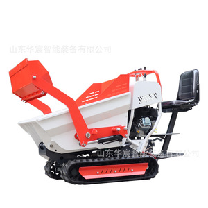 Camion à benne basculante sur chenilles pour le transport hydraulique de matériaux de construction - Product Image 5