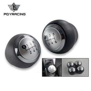 หัวเกียร์รถยนต์ Poyracing แบบ 5 และ 6 สปีด ทำจากหนัง สำหรับรถยนต์โตโยต้า โคโรลล่า 1.8MT - Product Image 1