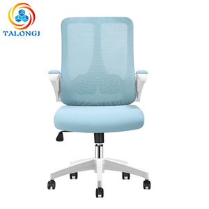 Chaise de bureau ergonomique en maille personnalisable en usine, dossier haut, appui-tête réglable, pour bureau à domicile - Product Image 5