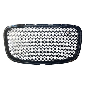 Calandre en nid d'abeille noire brillante pour Chrysler 300c Srt, amélioration du pare-chocs avant, plastique ABS, 2015-2023 - Product Image 2