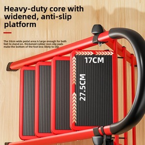 บันไดเหล็กพับได้แบบโมเดิร์นบันได A-Frame สำหรับห้องนั่งเล่นใช้ในห้องนั่งเล่นบันไดปีนแบบพกพาสะดวกขนาด12นิ้ว - Product Image 3