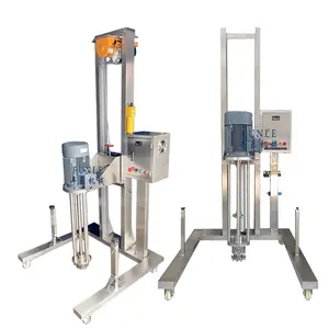 Misturador emulsificador tipo elevador móvel de aço inoxidável para shampoo cosmético, homogeneizador de alta cisalhamento, venda de fábrica