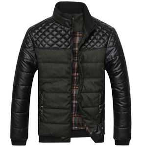 Men Winter Eco-Friendly Washed Nonwoven Cotton Coat Big Size Overcoat Zipper Streetwear Casual Thick Warm <b>Patchwork</b> <b>Jackets</b> - Product Image 1