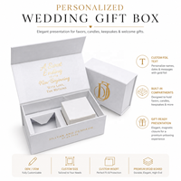 Boîte cadeau pliable en carton rigide blanc de luxe avec logo personnalisé de qualité supérieure, grande, mate, avec fermeture magnétique