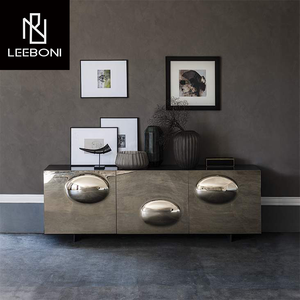 <span class=keywords><strong>Leon</strong></span> Muebles Alta Calidad Estilo Italiano Contemporáneo Alto Brillo Aparador Gabinete de Lujo - Product Image 2