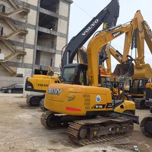 Excavadoras Usadas Sany SY75C, Excavadora de Orugas Grande de 7.5 Toneladas, Motor Sany, Excavadora Usada a Precio Económico - Product Image 2