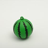 Jouet anti-stress en PU souple à récupération lente, ensemble de fruits simulés, pomme à presser, pendentif porte-clés pour tous les âges, garçons et filles, vente en gros