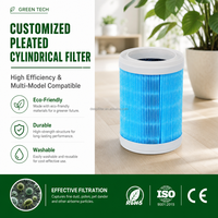 Filtre de remplacement personnalisé H12 H13 HEPA au charbon actif pour mini purificateur d'air