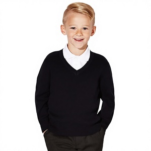 Blazer d'uniforme scolaire personnalisé en gros, logo brodé, deux boutons, printemps/été, 70% polyester 30% coton, unisexe adulte - Product Image 2