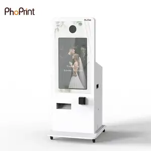 Chiosco digitale della cabina della foto dello specchio magico di pagamento della carta di credito del portatile Dslr con la stampante