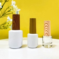 Nouvelle conception, étiquette privée, flacons en verre vides pour nail art de 10 ml/12 ml/15 ml, flacon de vernis à ongles de luxe