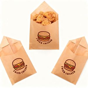 Wholesale Custom Classic Stripe Printing Eco-friendly Waterproof Food Grade Greaseproof Paper Glossy Lamination <b>Snack</b> <b>Bags</b> for - Product Image 4