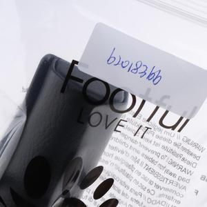 Custodia nera per il rossetto in pelle sintetica con specchio olografico per il trucco borsa con portaoggetti e tasca - Product Image 3