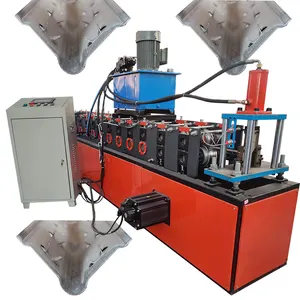 Otomatik delme profil makinesi metal endüstriyel v şekli raf sütun sonrası rulo şekillendirme makinesi