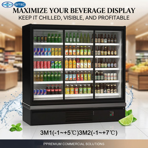 Refrigerador Vertical con Puerta de Vidrio Antivaho SDERE - Enfriador de Bebidas de Bajo Consumo para Supermercados y Minoristas DMS - Product Image 4