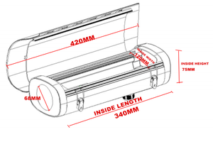 Yuntuo <span class=keywords><strong>ip66</strong></span> אלומיניום huerproproof camed עם חימום אר קר חום הלילה חזון מצלמת אבטחה מארז מצלמה - Product Image 5