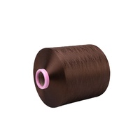 Fil DTY 100% Polyester 150/48 Semi-terne HIM, Teint par mélange, Écologique, Absorbant l'humidité, pour Couture et Broderie