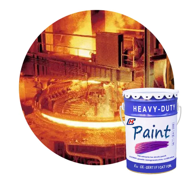 Anticorrosive antirust 400 Degree Organic Silicon High Temperature Aluminum Powder paint